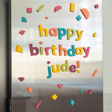 Ensemble de 75 lettres minuscules magnétiques - Arc-en-ciel pop - The Type Set Co.