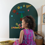 Ensemble de 75 lettres minuscules magnétiques - Arc-en-ciel pop - The Type Set Co.