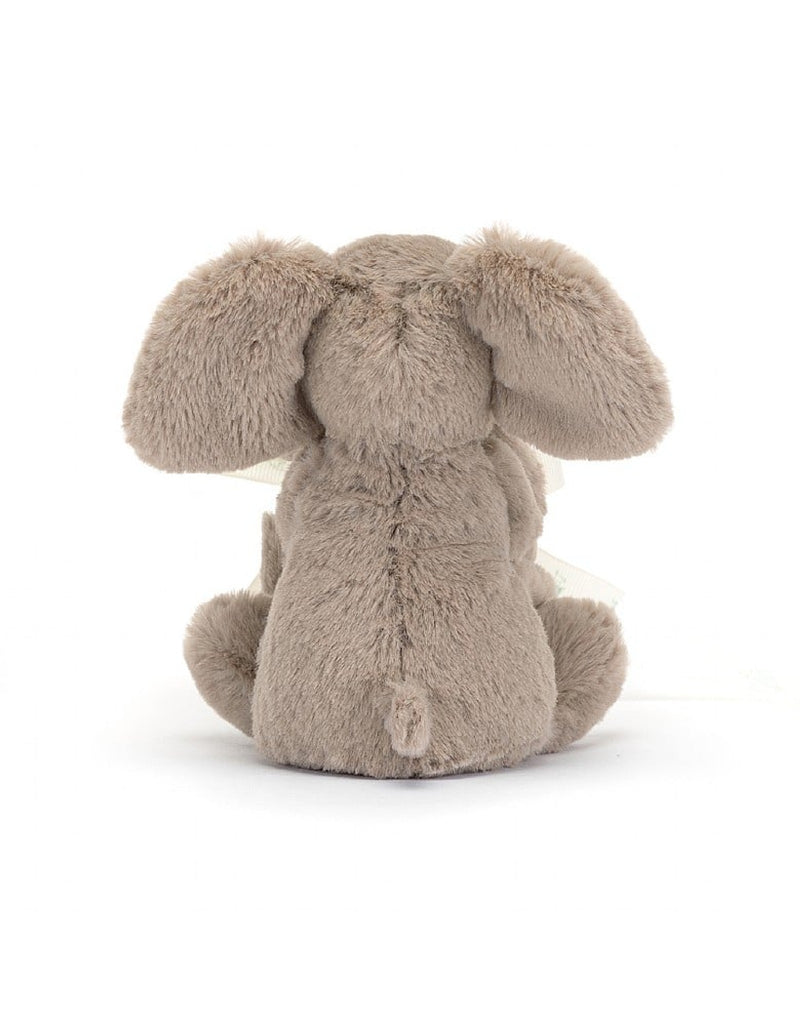 Coffret cadeau - Petite Peluche Couverture Éléphant Smudge - Smudge Elephant Soother - Jellycat