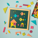 Set of 198 Magnetic Shapes - Rainbow Pop - The Type Set Co.