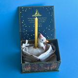 Porte-bougie en porcelaine - Oie rose - Camp Hollow