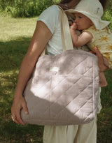 Sac à couche matelassé pour maman - Lilas - Dans le sac | Veille sur toi