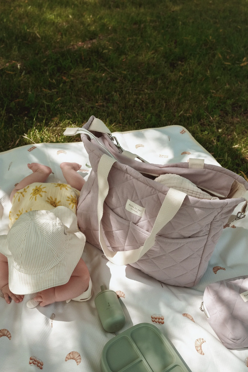 Diaper bag - Lilac - Dans le sac
