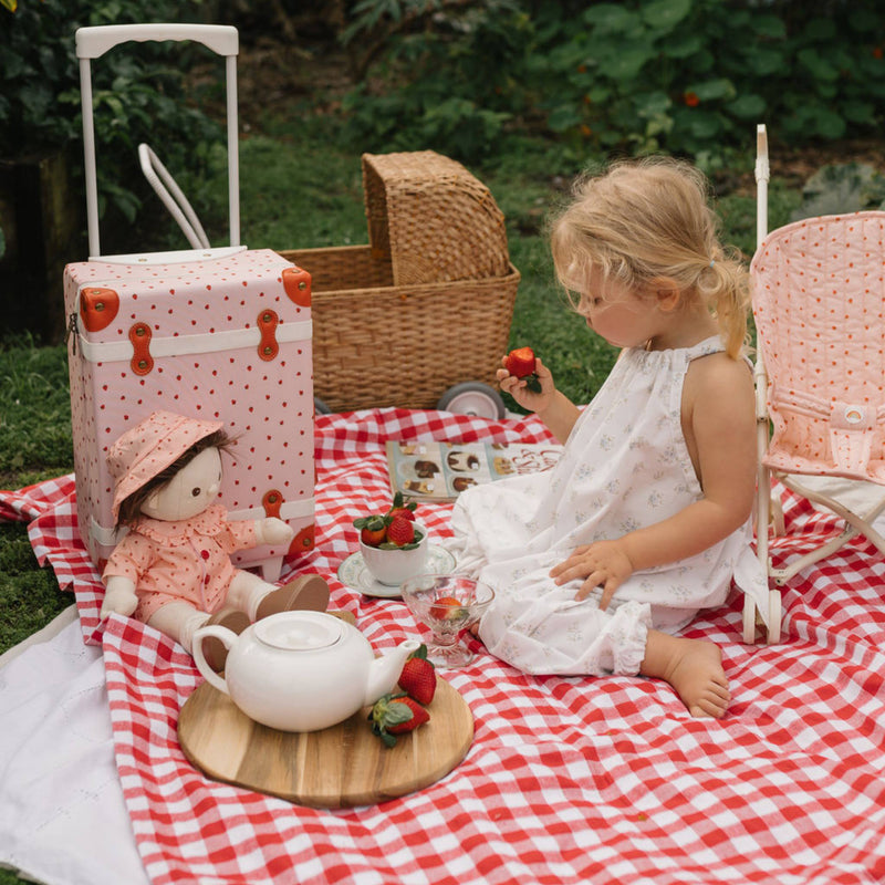 Valise pour enfant - Strawberry - Fraise - Olli Ella