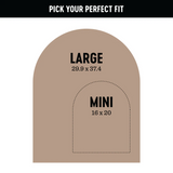 Arch Magnetic Wall Decal - Maple - The Type Set Co.