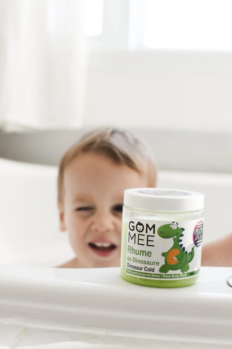 Nettoyant pour le corps - Slime moussant dinosaure - GOM.MEE