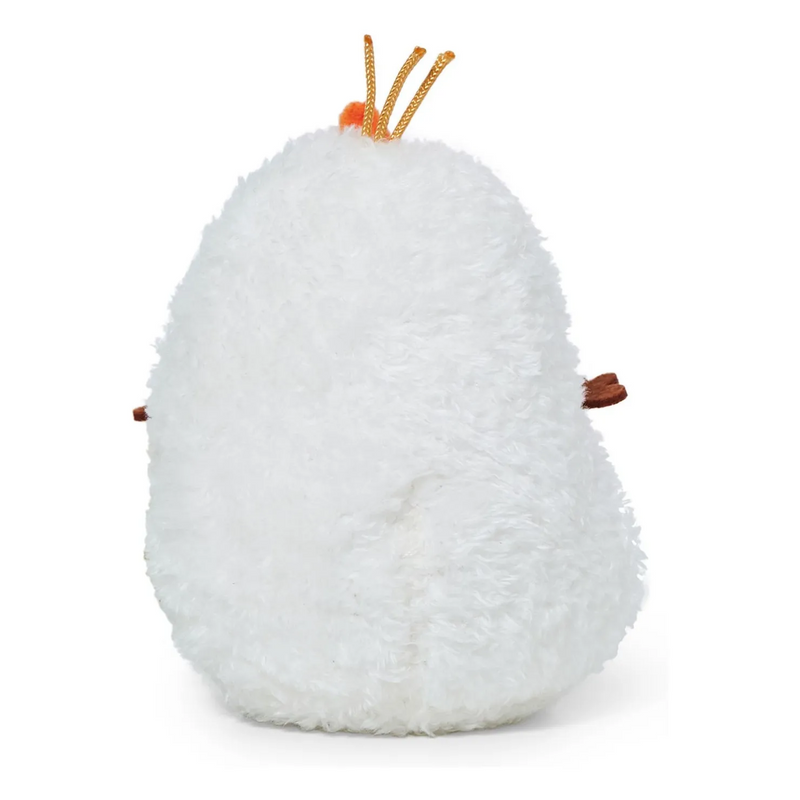 Mini peluche assise - Ricespud costumé en bonhomme de neige - Noodoll
