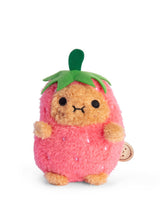 Mini peluche ultra douce et mignonne Ricespud la petite patate avec costume de fraise - Noodoll | Veille sur toi