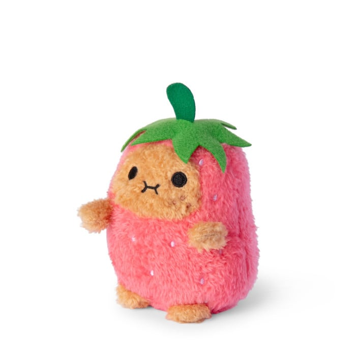 Mini sitting plush toy - Strawberry Ricespud - Noodoll