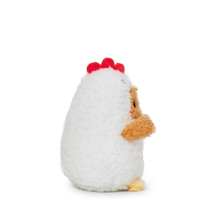 Mini peluche assise - Ricespud costumé en poule - Noodoll