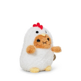 Mini peluche assise - Ricespud costumé en poule - Noodoll