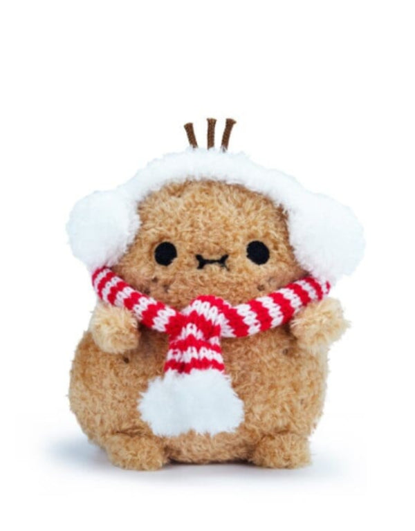 Mini peluche de patate avec cache-oreilles et écharpe - Ricespud Noodoll | Veille sur toi