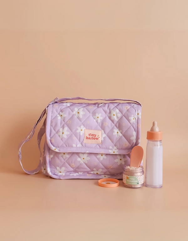 Ensemble Tiny Nurturers avec sac, bouteille et petit pot - Tiny Harlow | Veille sur toi