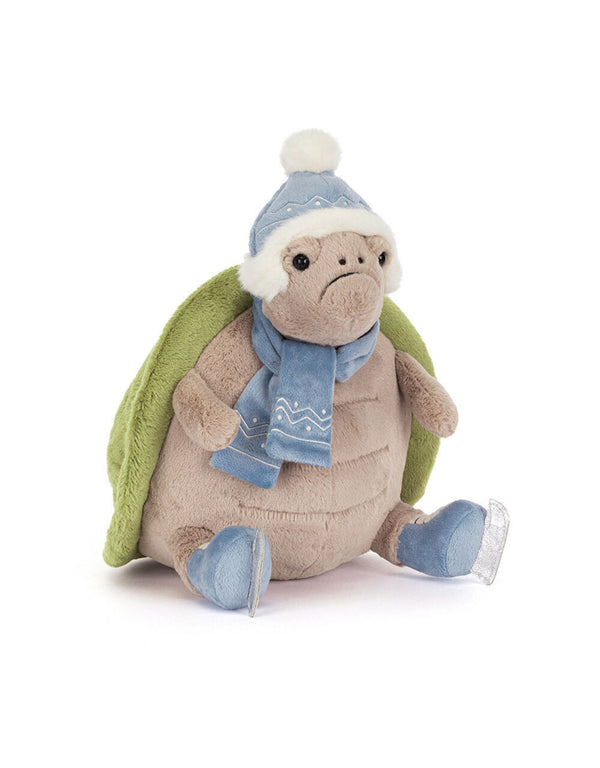 Peluche ultra douce de Timmy la tortue en patins à glace - Jellycat | Veille sur toi