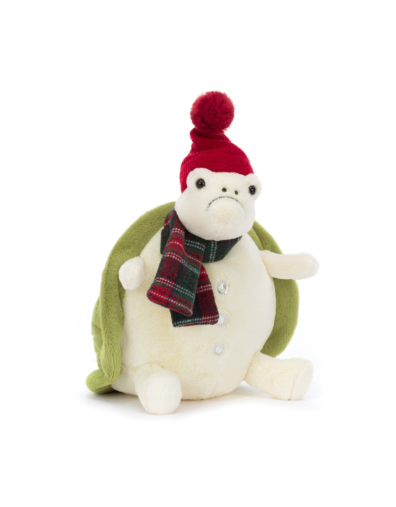 Peluche - Tortue Timmy le bonhomme de neige - Snowman Timmy Turtle - Jellycat