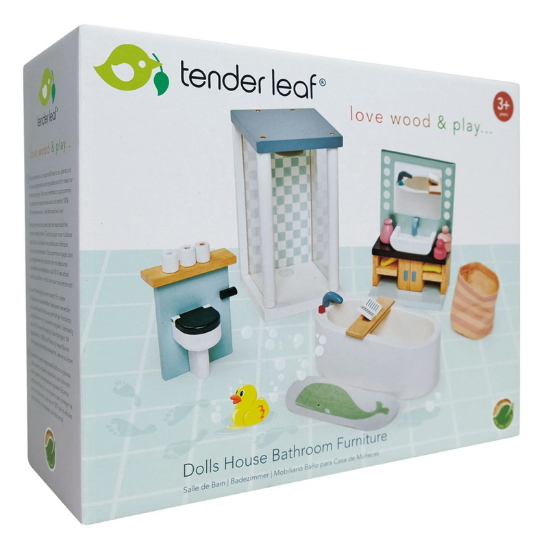 Meubles pour maison de poupée - Salle de bain - Tender Leaf Toys
