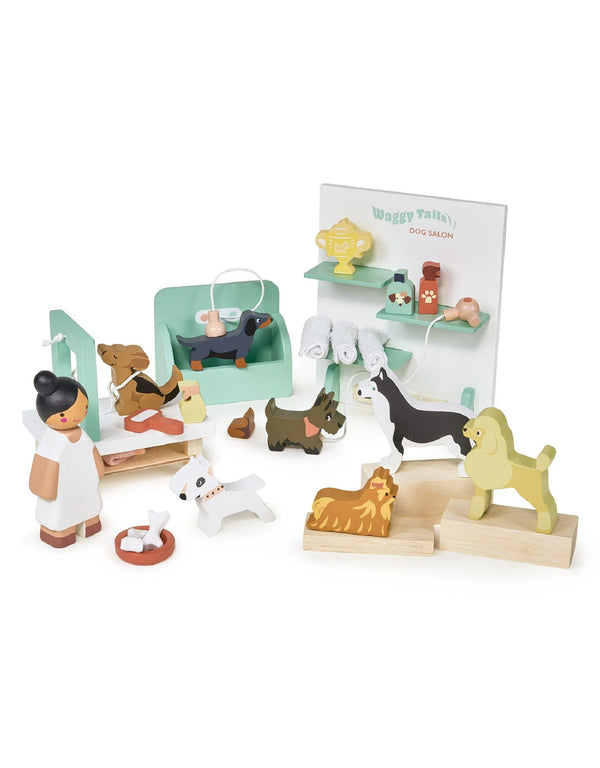 Salon de toilettage pour chiens Waggy Tails - Waggy Tails Dogs Salon - Tender Leaf Toys