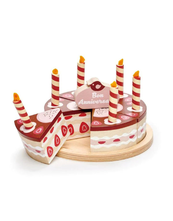 Gâteau d'anniversaire au chocolat - Tender Leaf Toys