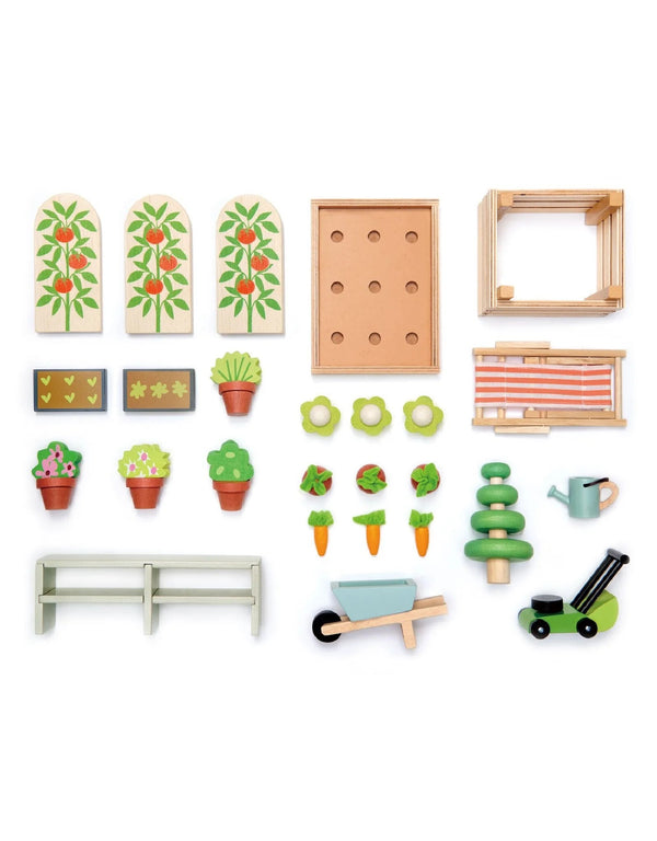 Greenhouse and garden set - Tender Leaf Toys