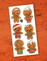 Tatouages temporaires aux motifs de pains d'épices- Pico Tatoo | Veille sur toi