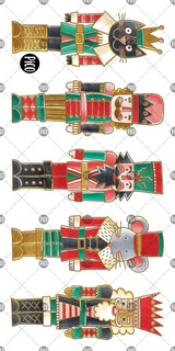 Tatouages Temporaires - Les casse-noisettes - Pico