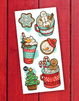 Tatouages temporaires pour enfants - chocolats chauds - Pico Tatoo | Veille sur toi