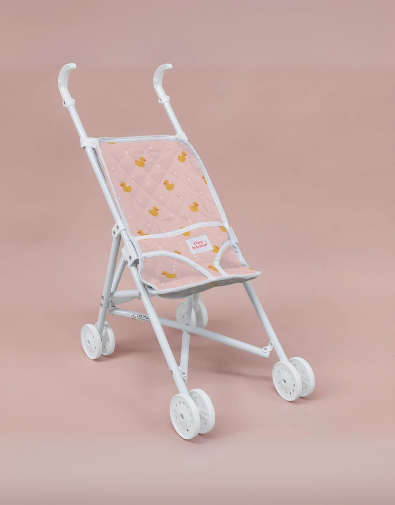Doll stroller - Pink Ducky - Tiny Harlow