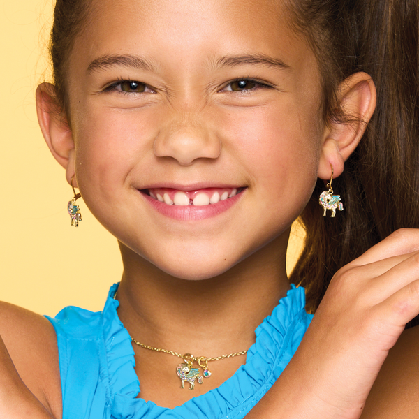 Coffret cadeau collier & boucles d'oreilles - Licorne magique - Girl Nation