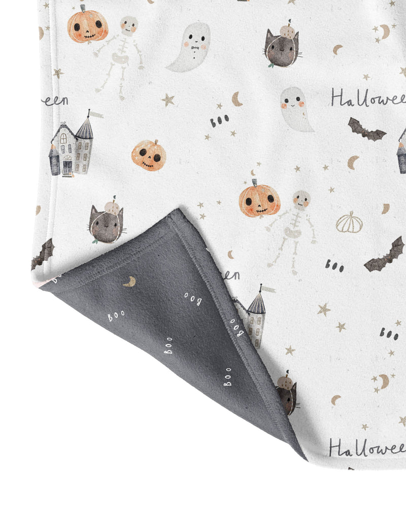 Ma p'tite couverte - Halloween - Veille sur toi