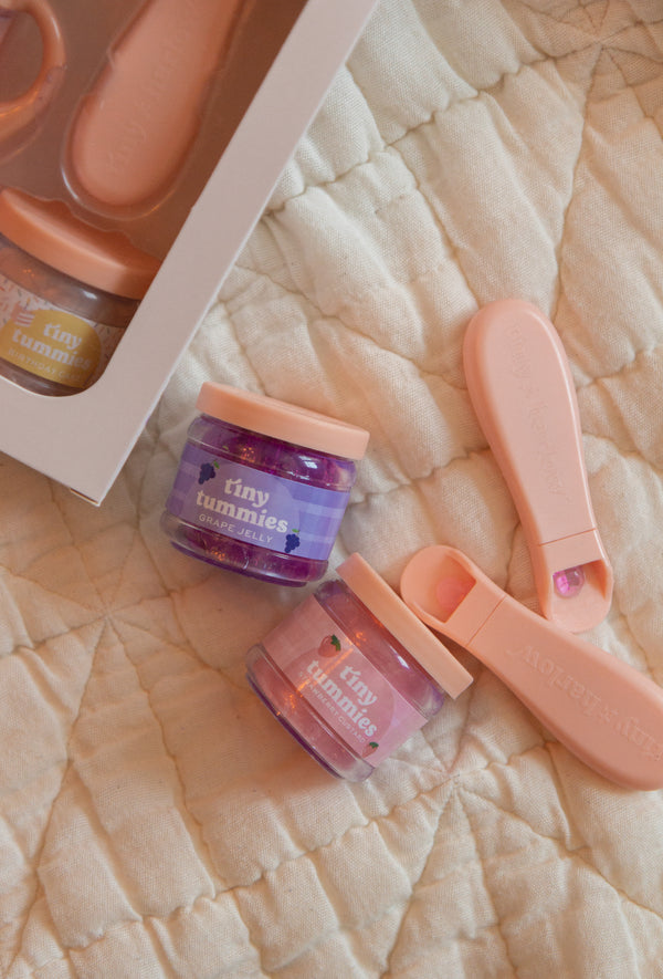 Ensemble de Purée Tiny Tummies pour Poupée - Raisin - Tiny Harlow