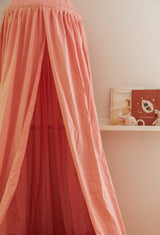 Ciel de lit en coton - Rose antique - Veille sur toi