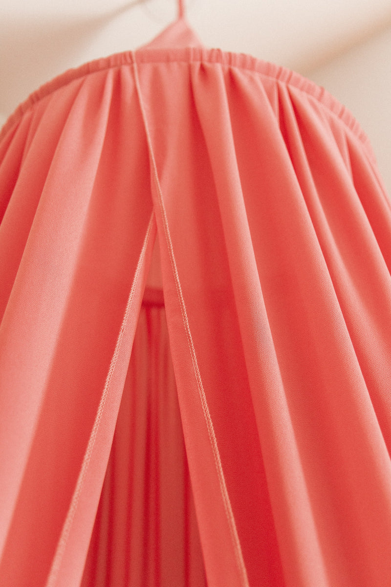 Ciel de lit en voile - Rose antique - Veille sur toi