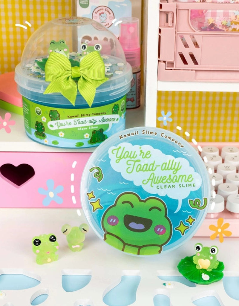 You're Toad-ally Awesome Clear Slime