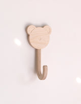 Abricotine ⚜ ABR-CROCHET-OURS Crochet en bois - Ours - Abricotine vendu par Veille sur toi