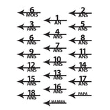 Abricotine ⚜ Marqueur de temps pour échelle - Abricotine vendu par Veille sur toi