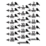 Abricotine ⚜ Marqueur de temps pour échelle - Abricotine vendu par Veille sur toi