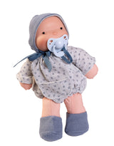 Antonio Juan ANT-86321 Poupée biologique Ariel 26 cm - Motif fleuri bleu avec bonnet - Antonio Juan vendu par Veille sur toi