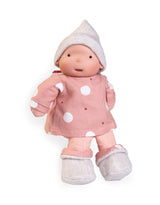 Antonio Juan ANT-86324 Poupée biologique Ariel 26 cm - Robe à pois avec petit chapeau - Antonio Juan vendu par Veille sur toi