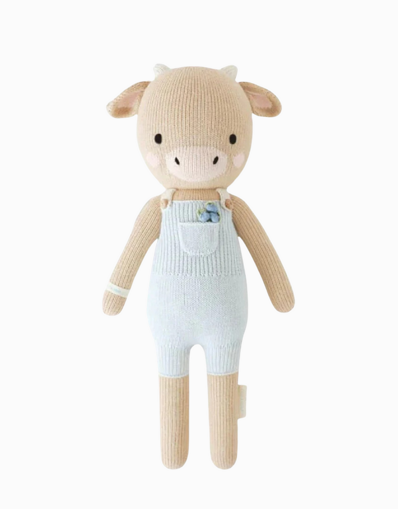 Peluche - Asher la vache 13" - Cuddle + kind