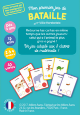 Auzou 9782733853023 Mon premier jeu de bataille - Animaux du monde - Auzou vendu par Veille sur toi