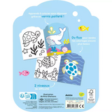 Auzou 9791039563604 Cahier Je colorie sans dépasser - Les animaux de la mer - Auzou vendu par Veille sur toi