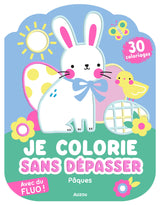 Auzou 9791039572538 Cahier Je colorie sans dépasser - Pâques - Auzou vendu par Veille sur toi