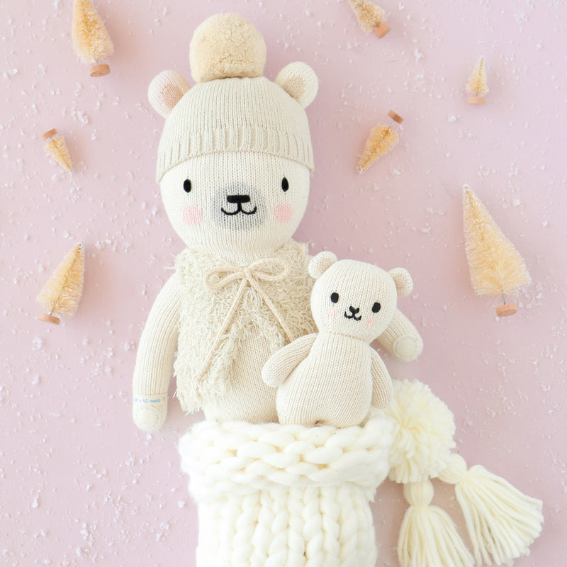 Peluche - Bébé ours polaire - Cuddle + kind