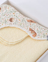 Baluchon ⚜ 53151802 Sortie de bain pour bébé - Animaux de la forêt - Bambino par Baluchon vendu par Veille sur toi