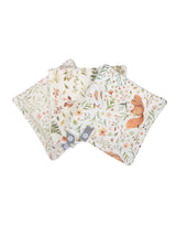 Baluchon ⚜ 53161802 Trio de lingettes pour bébé - Animaux de la forêt - Bambino par Baluchon vendu par Veille sur toi