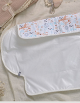 Baluchon ⚜ 53301796 Matelas à langer pour bébé - Sarcelle et petites fleurs - Bambino par Baluchon vendu par Veille sur toi