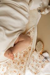 Baluchon ⚜ 5364-t-1861 Trio de lingettes pour bébé - Petits bouquets - Bambino par Baluchon vendu par Veille sur toi