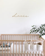 bassinette. NOM EN BOIS PERSONNALISÉ - Lettres attachées vendu par Veille sur toi