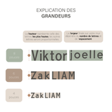 bassinette. NOM EN BOIS PERSONNALISÉ - Lettres individuelles vendu par Veille sur toi