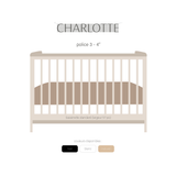 bassinette. sku-51962033701177 NOM EN BOIS PERSONNALISÉ - Banderole POLICE 3 / 4 pouces / Noir (+ 2$) vendu par Veille sur toi